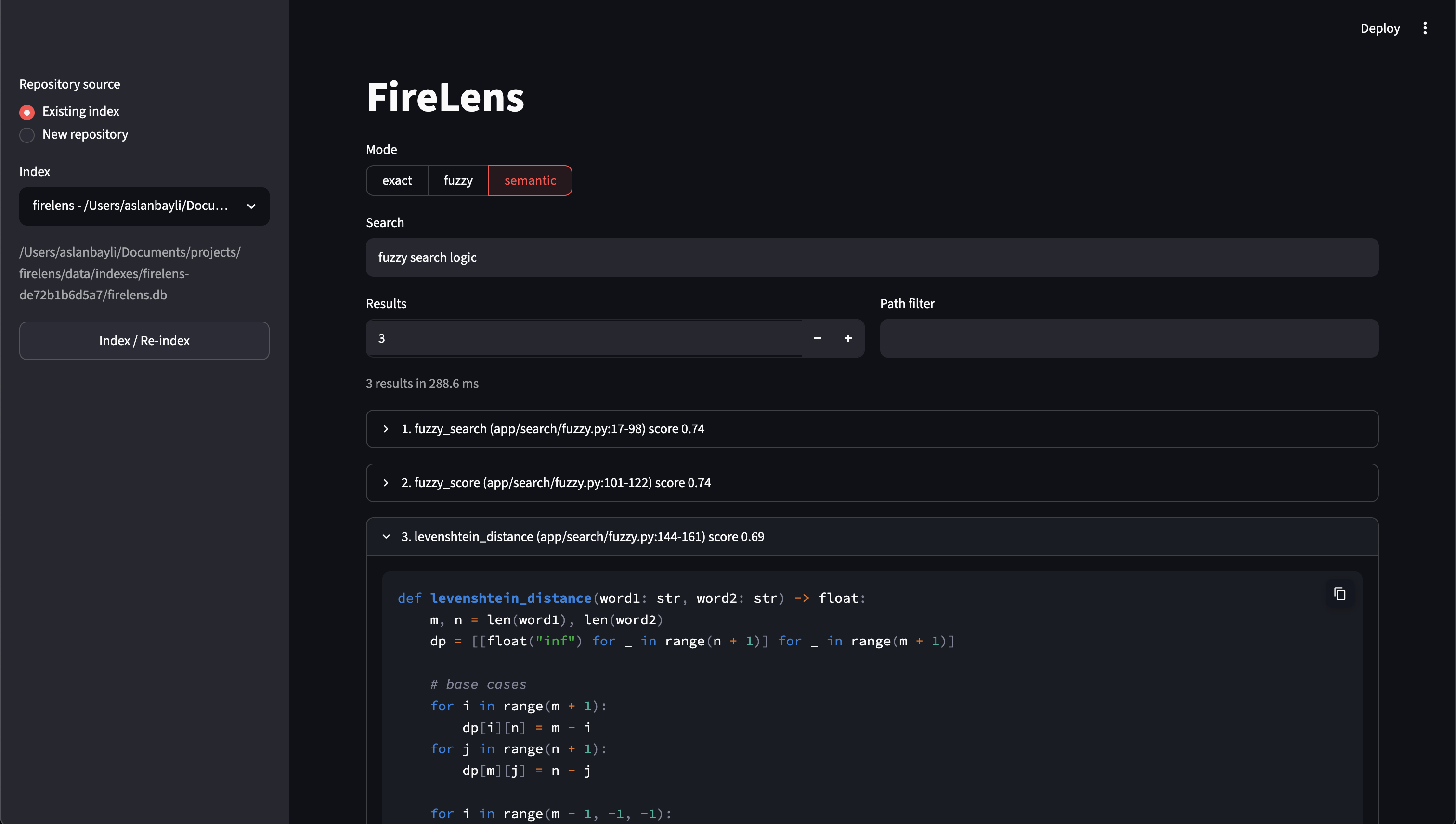 FireLens project preview